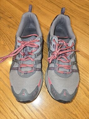 ASICS Gel-Enduro 6 Women's Trail Running Shoes Gray Pink  Sneakers Size 7